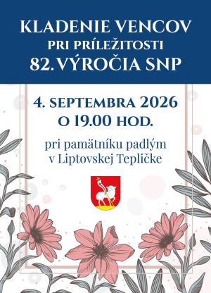 Kladenie vencov 2026